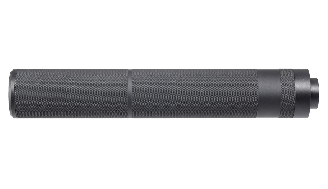 MET Aluminium Type-C Suppressor Silencer 195 x 31mm 14mm- schwarz Bild 1