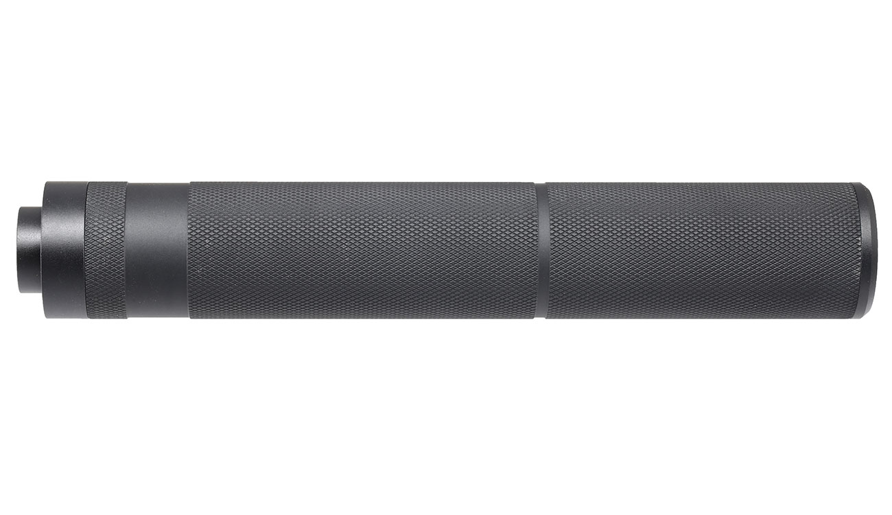 MET Aluminium Type-C Suppressor Silencer 195 x 31mm 14mm- schwarz Bild 1