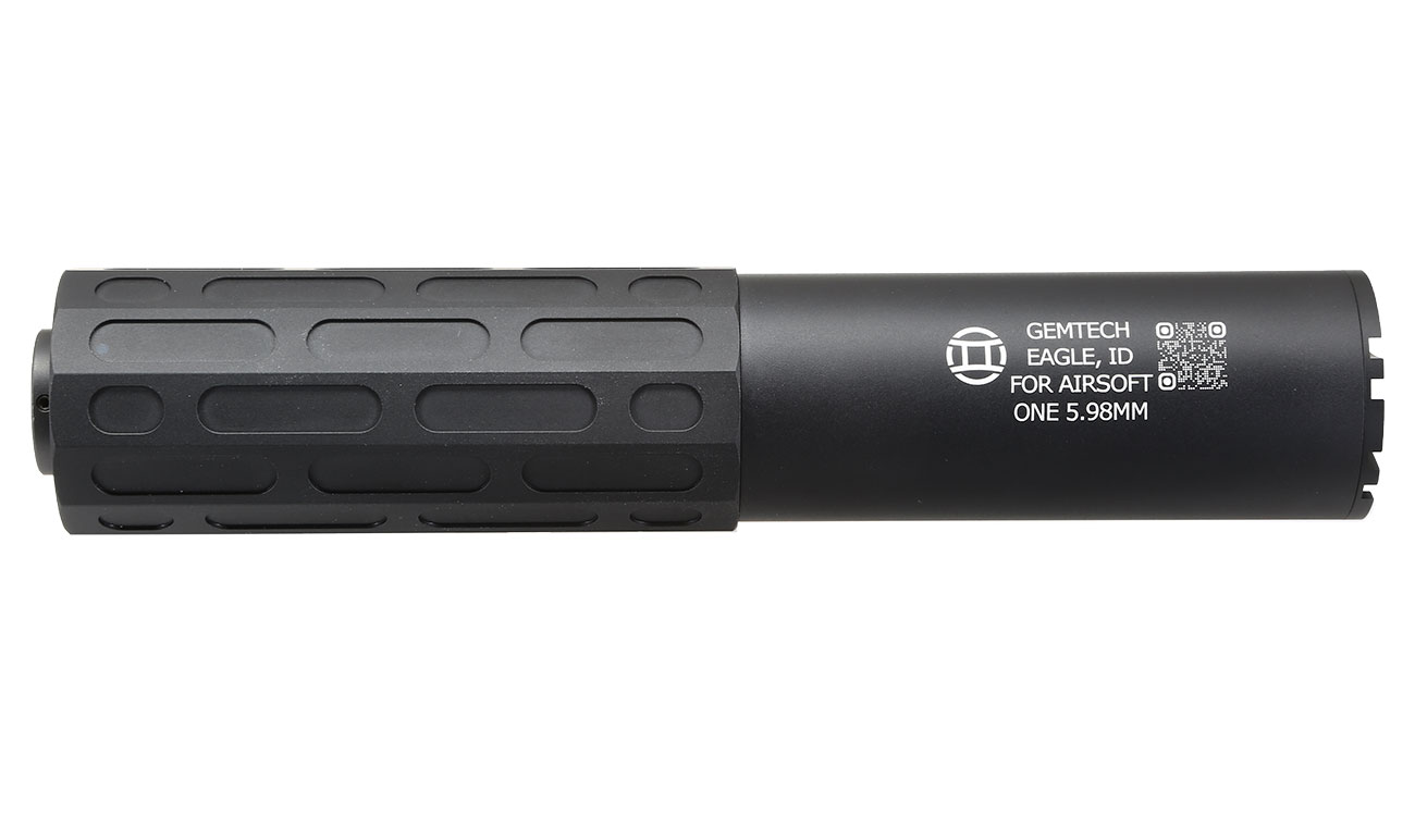 Acetech / EMG / Gemtech One Aluminium Silencer Tracer Unit inkl. Akku 14mm- schwarz Bild 1
