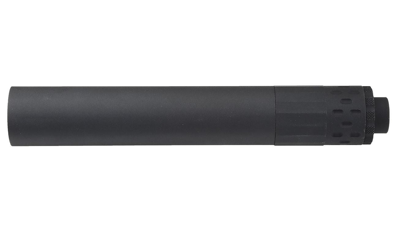 Acetech / EMG / Gemtech GM-9 Aluminium Silencer Tracer Unit inkl. Akku 14mm- schwarz Bild 1