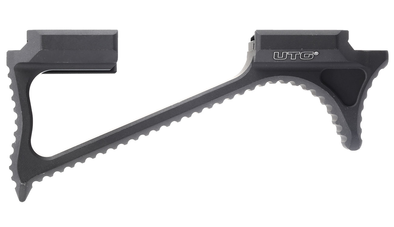 UTG Ultra Slim Aluminium Angled Frontgriff f. 20 - 22mm Schienen schwarz Bild 1
