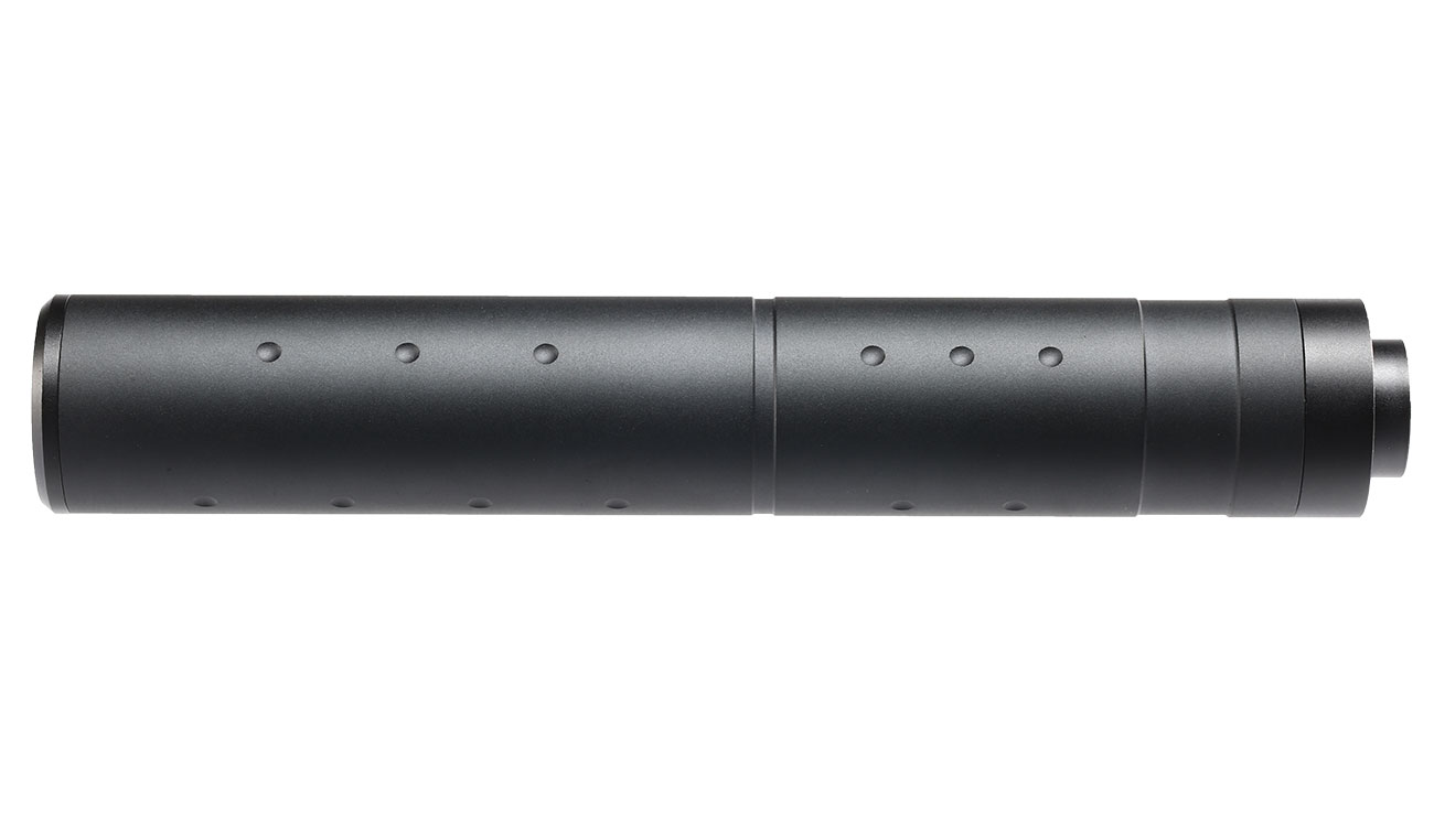 MET Aluminium Type-B Suppressor Silencer 195 x 31mm 14mm- schwarz Bild 2