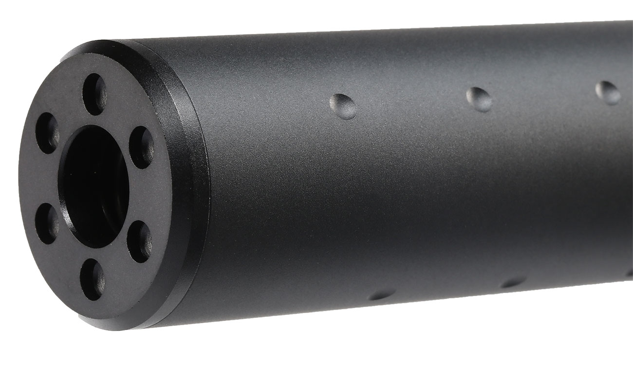 MET Aluminium Type-B Suppressor Silencer 195 x 31mm 14mm- schwarz Bild 4