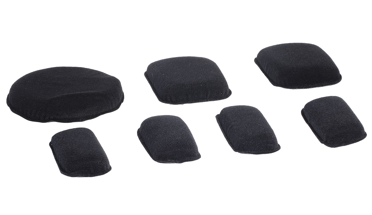 nHelmet Universal Helm Protective Pads Set schwarz