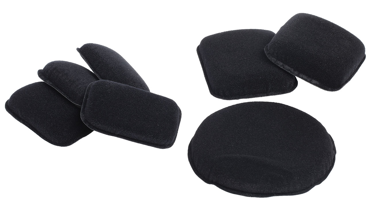 nHelmet Universal Helm Protective Pads Set schwarz Bild 1