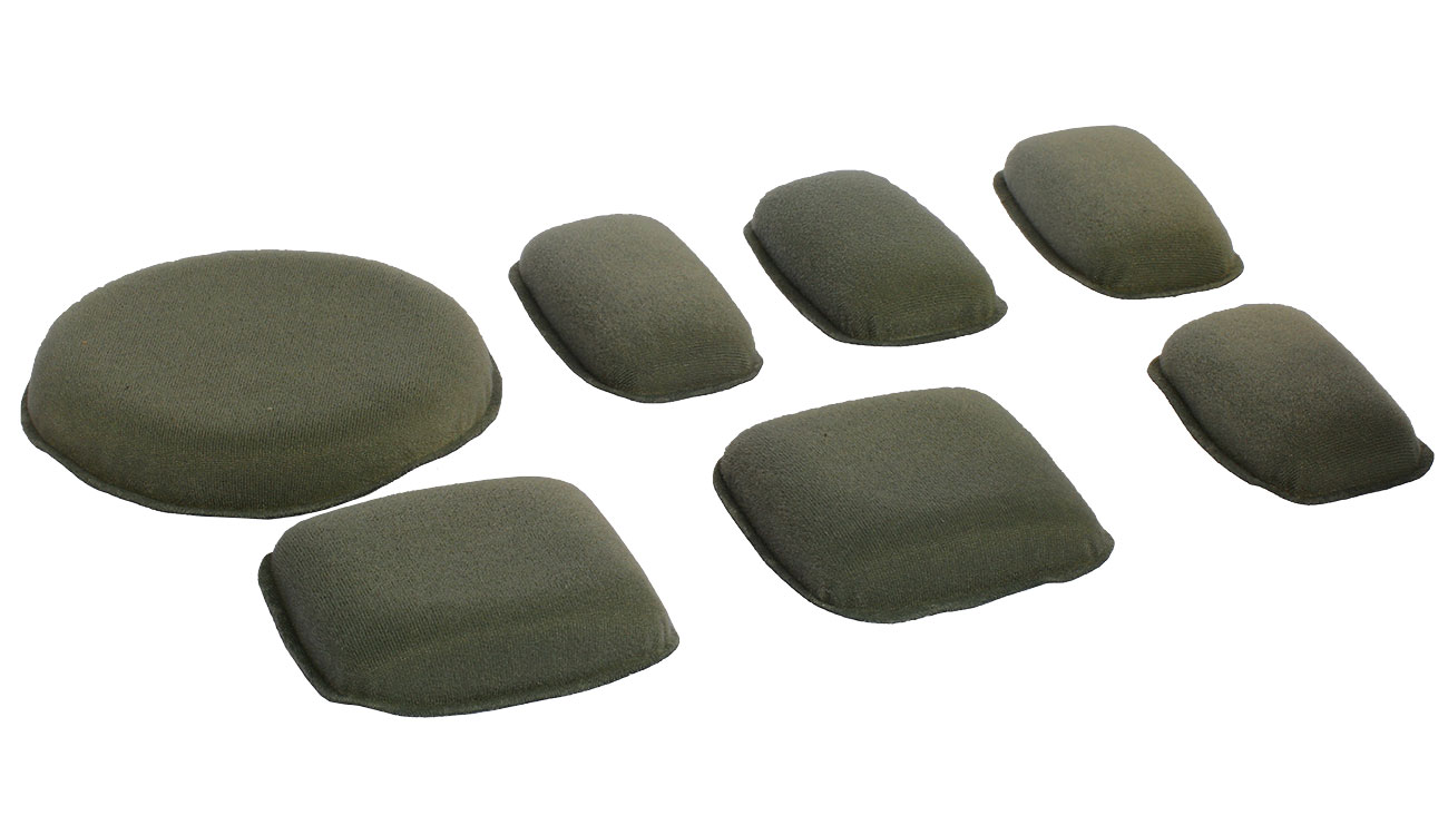 nHelmet Universal Helm Protective Pads Set Foliage Green Bild 1