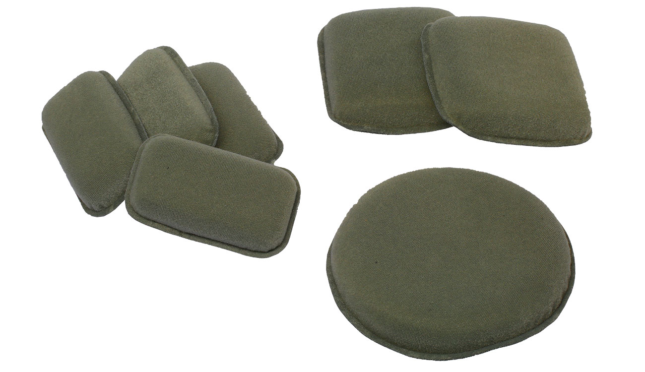 nHelmet Universal Helm Protective Pads Set Foliage Green Bild 2