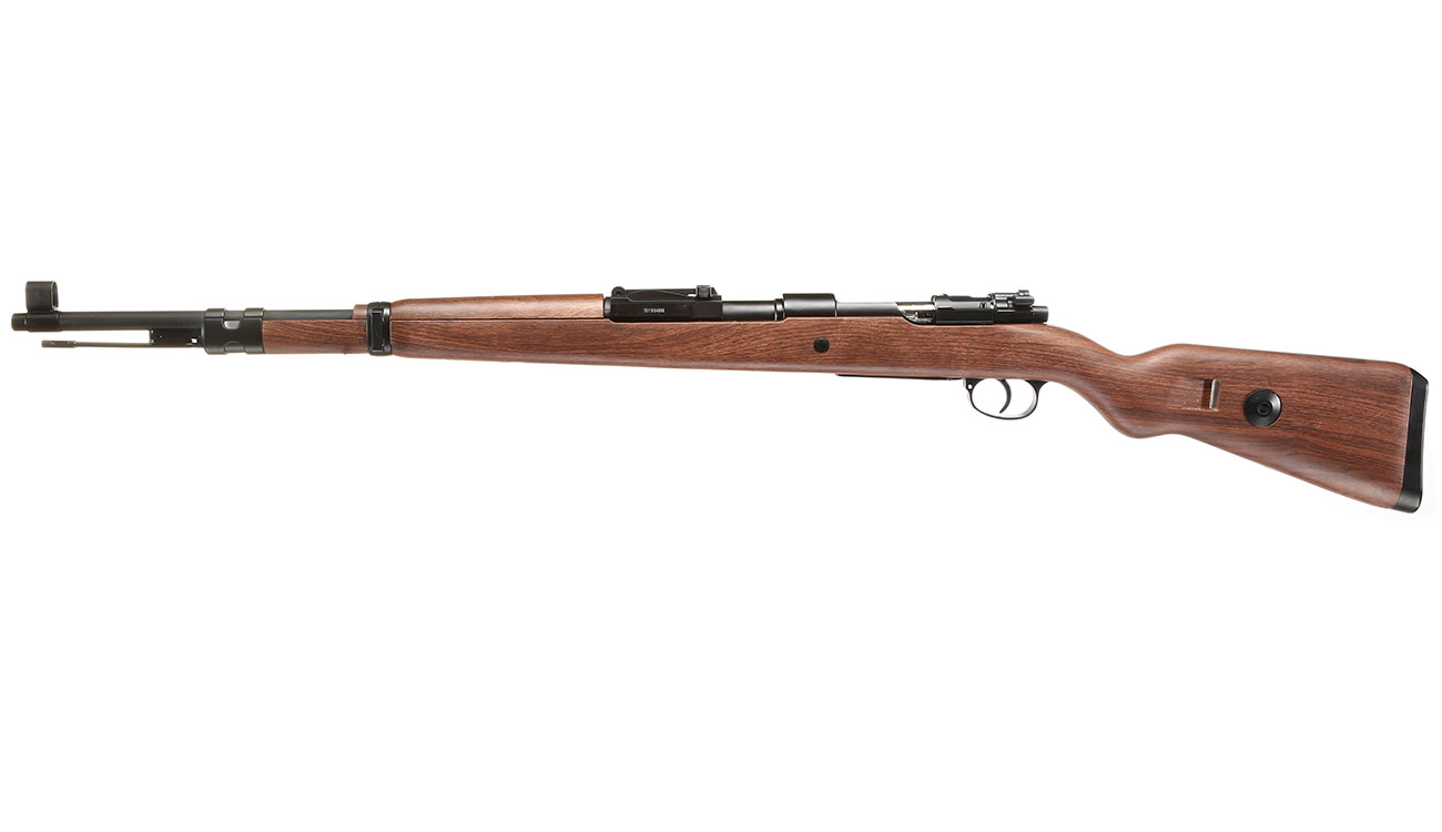 Double Bell Airsoft Karabiner 98K Bolt-Action Springer Gewehr mit Hlsenauswurf 6mm BB Holzoptik Bild 1