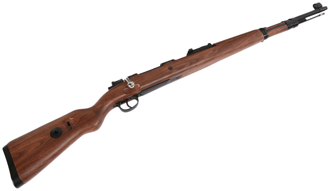Double Bell Airsoft Karabiner 98K Bolt-Action Springer Gewehr mit Hlsenauswurf 6mm BB Holzoptik Bild 5