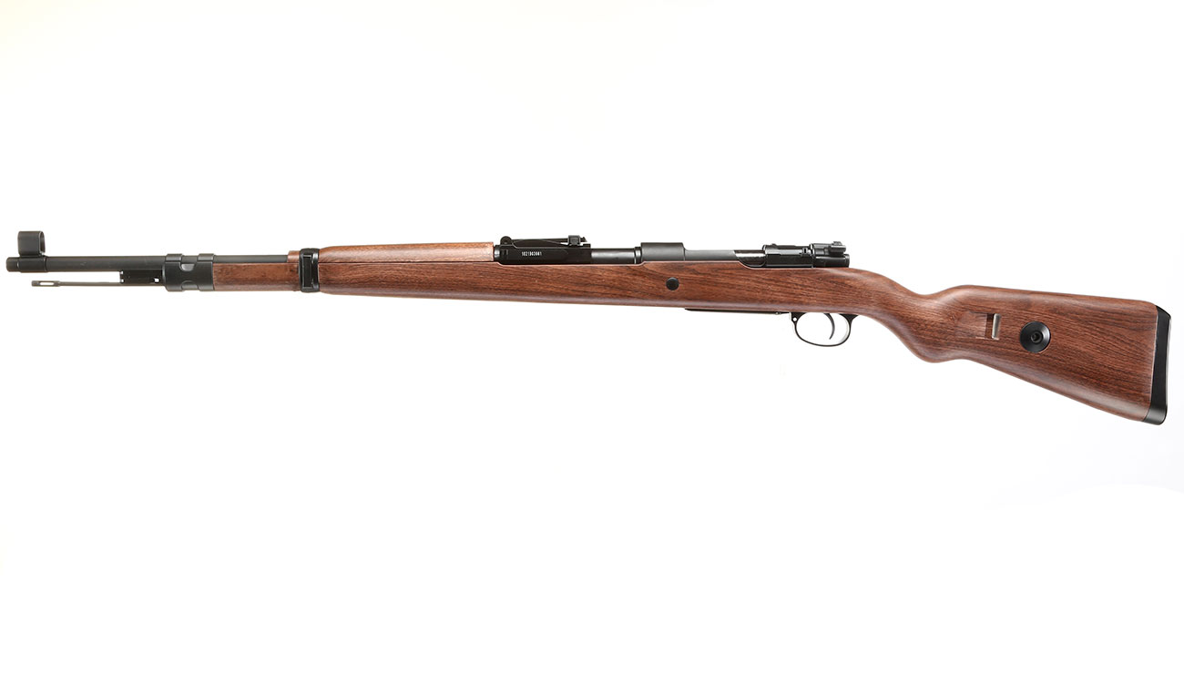 Double Bell Airsoft Karabiner 98K Gas Bolt-Action Gewehr mit Hlsenauswurf 6mm BB Holzoptik Bild 1