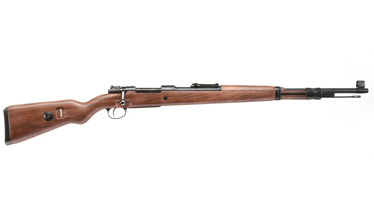 Double Bell Airsoft Karabiner 98K Gas Bolt-Action Gewehr mit Hlsenauswurf 6mm BB Holzoptik Bild 2