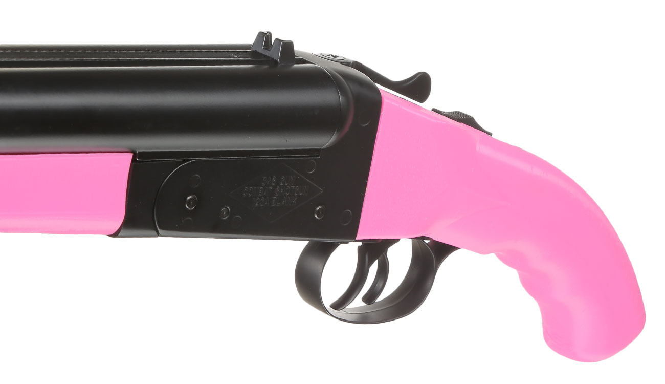 Haw San Fs 0521 Tactical Double Barrel Vollmetall Gas Shotgun 6mm Bb Pink Kotte Zeller