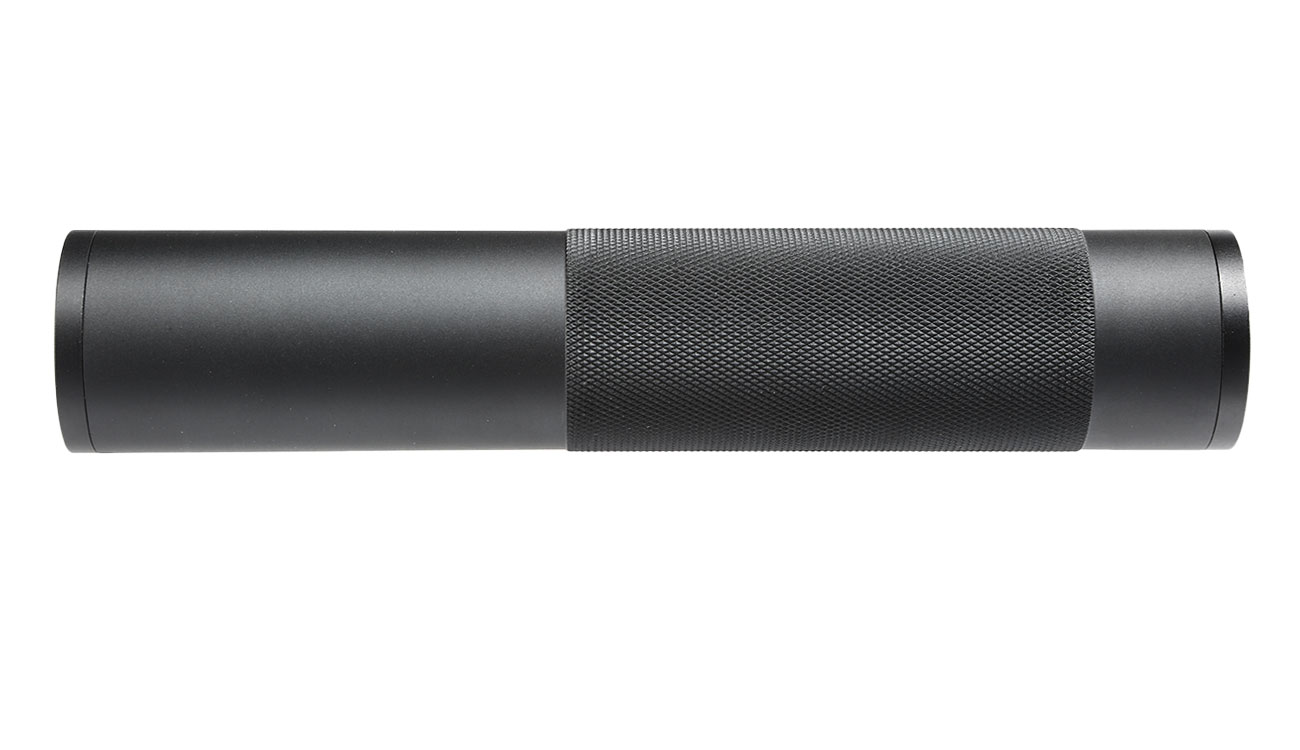 MET Aluminium Nato 5.56 Style Suppressor Silencer 189 x 36mm 14mm+ / 14mm- schwarz Bild 2