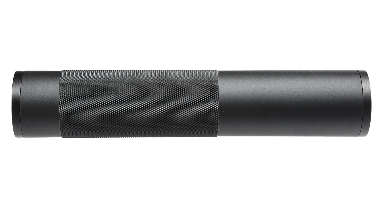 MET Aluminium Nato 5.56 Style Suppressor Silencer 189 x 36mm 14mm+ / 14mm- schwarz Bild 3