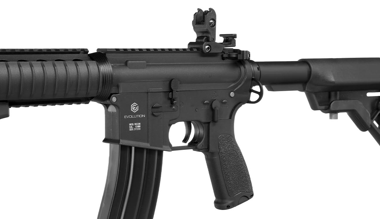 Evolution Airsoft Recon S Sopmod Carbontech S-AEG 6mm BB schwarz Bild 7