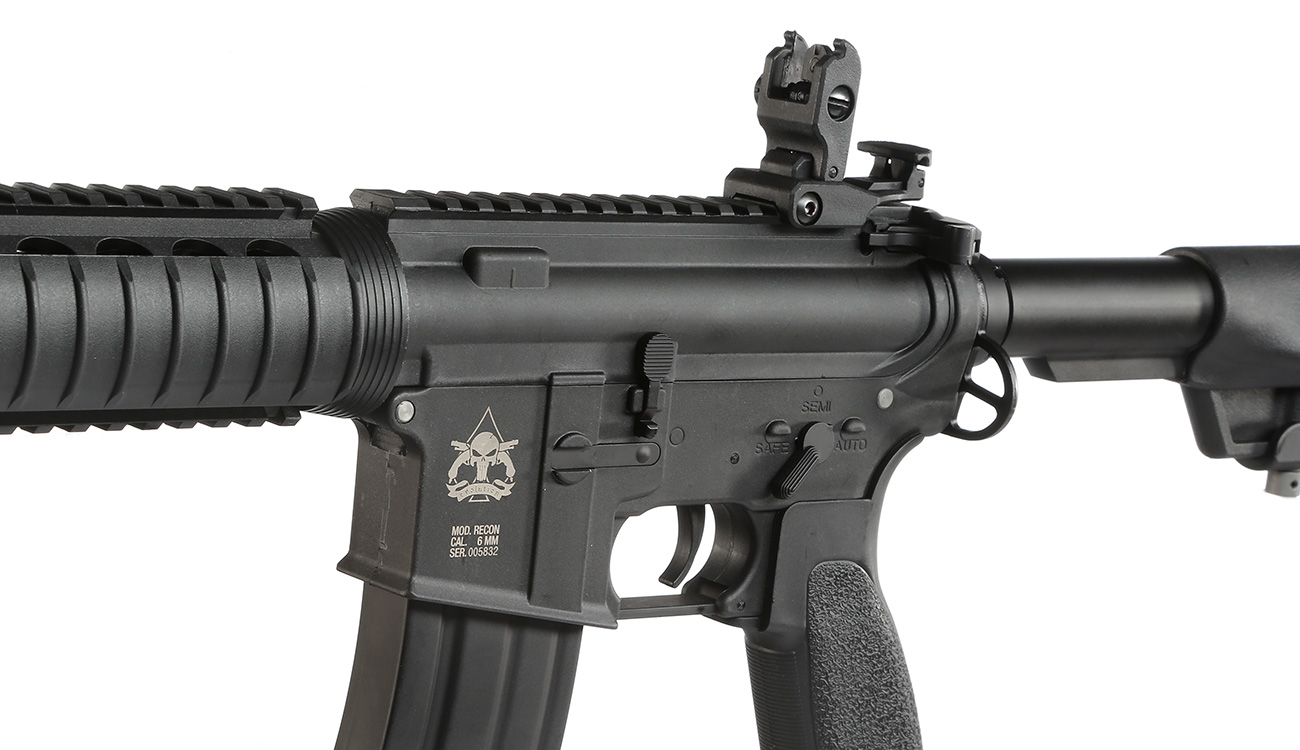 Evolution Airsoft Recon S MK18 MOD 0 Carbontech S-AEG 6mm BB schwarz Bild 7