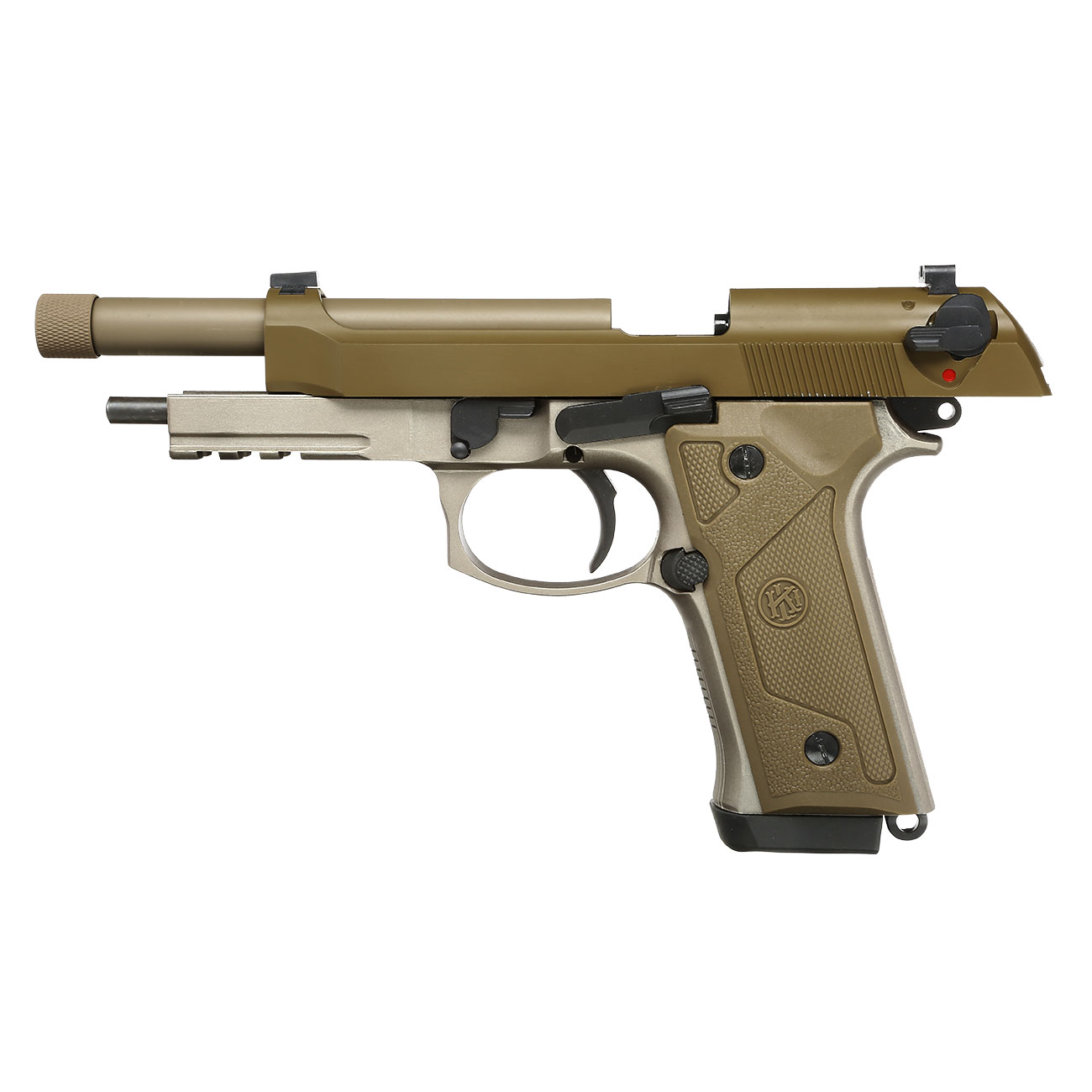 KLI M92A3 Vollmetall GBB 6mm BB Desert Tan Bild 2