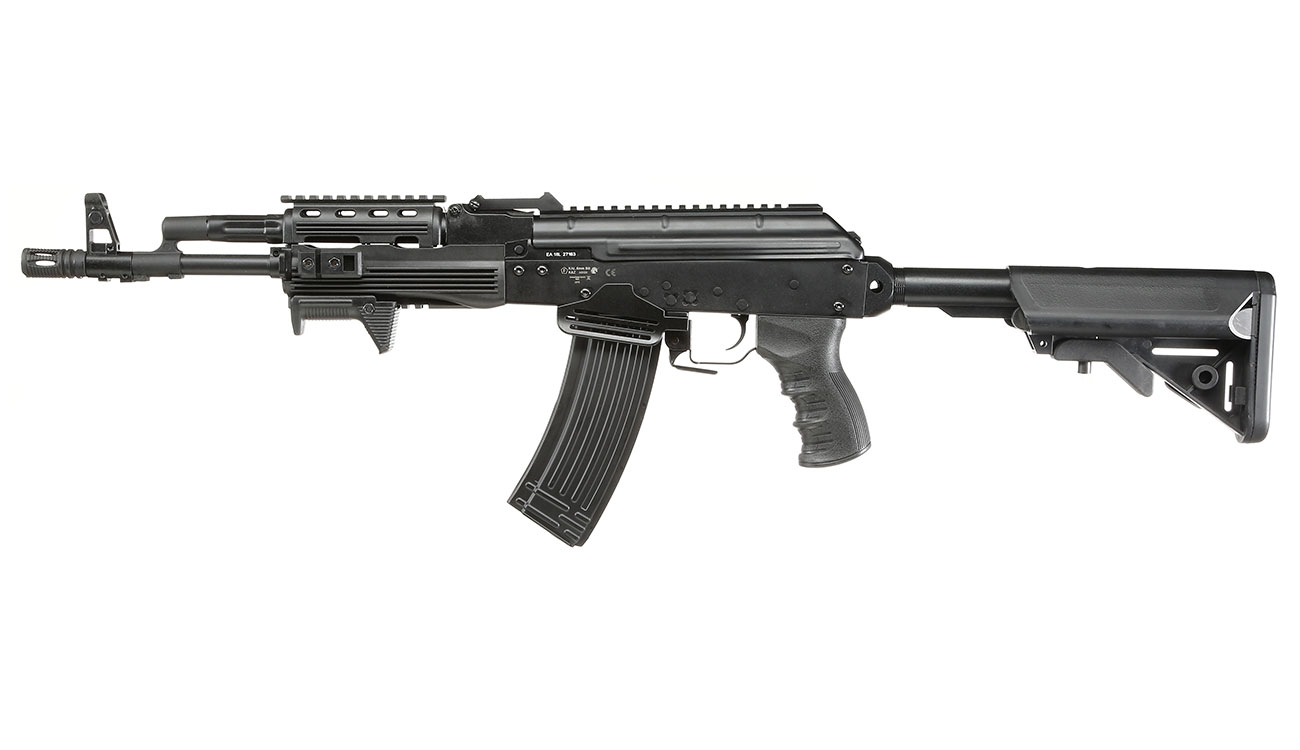APS AK-74 PMC Tactical Vollmetall BlowBack S-AEG 6mm BB schwarz Bild 1