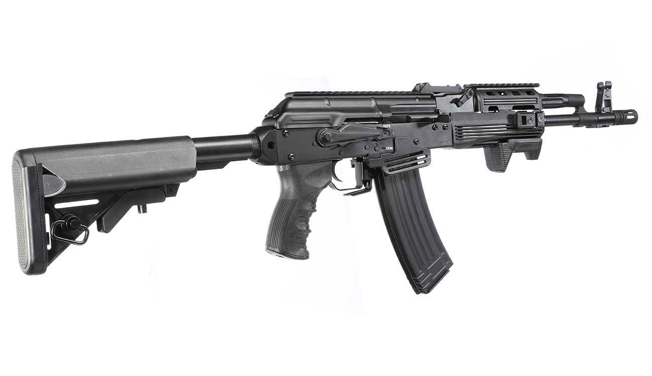 APS AK-74 PMC Tactical Vollmetall BlowBack S-AEG 6mm BB schwarz Bild 3
