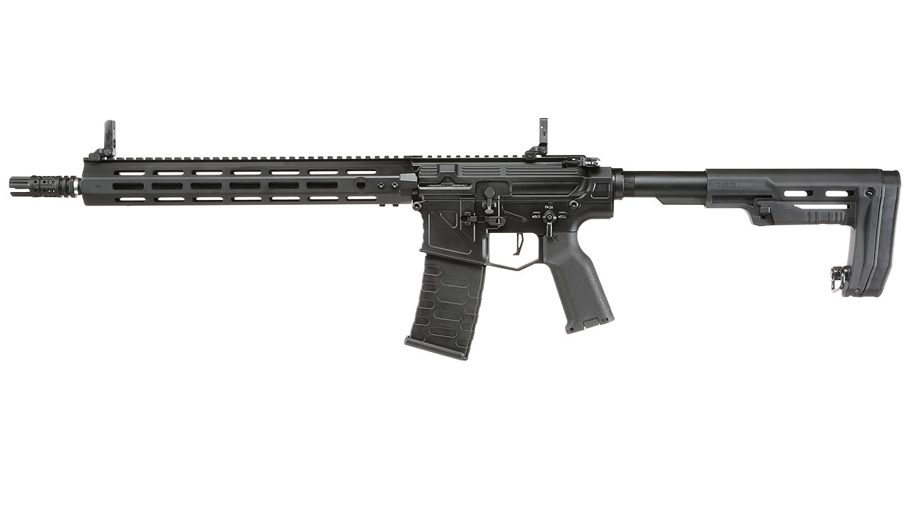 APS Phantom Extremis Rifle MK8 eSilver Edge SDU-MosFet 2.0 Vollmetall S-AEG 6mm BB schwarz Bild 1