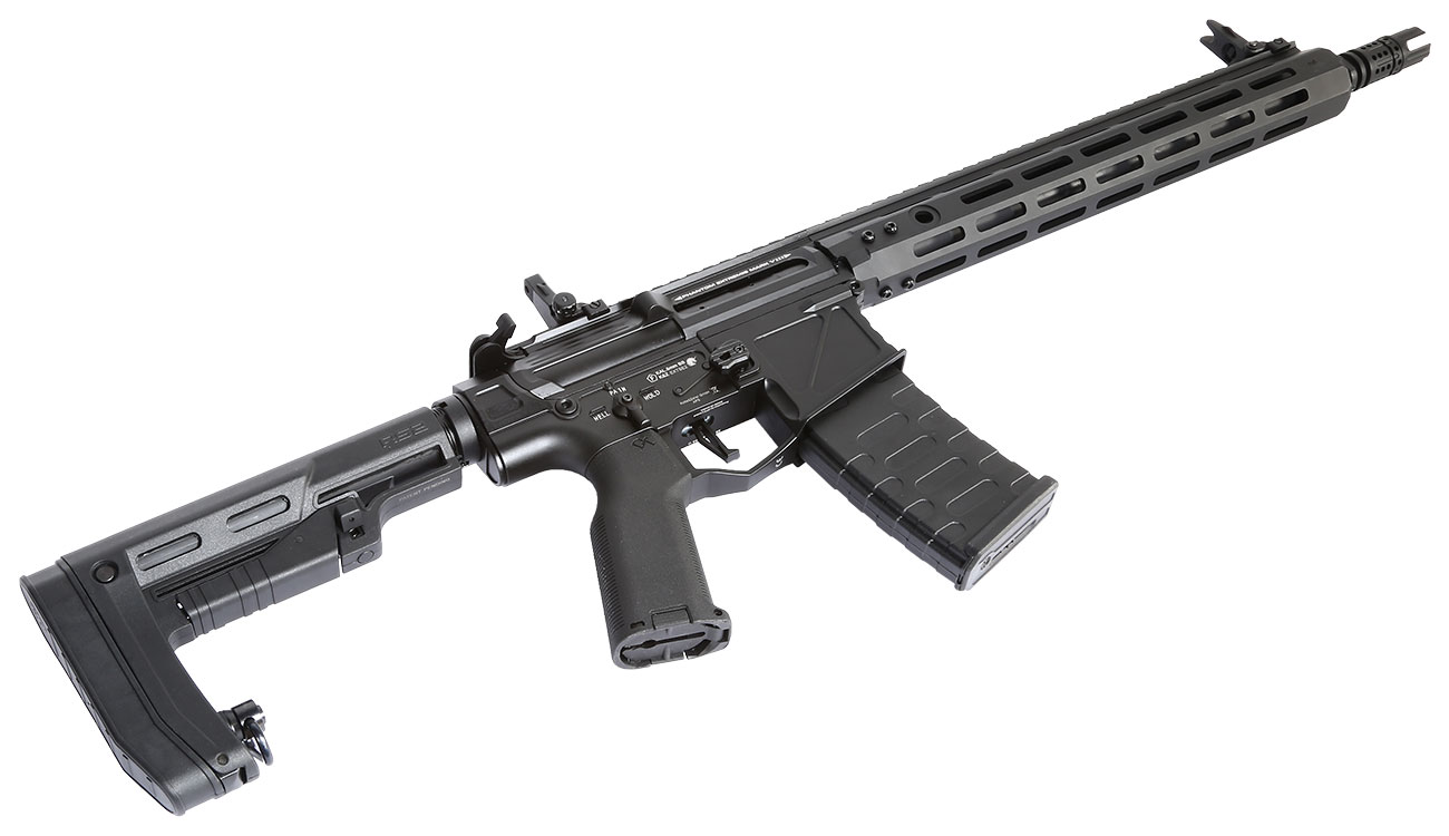 APS Phantom Extremis Rifle MK8 eSilver Edge SDU-MosFet 2.0 Vollmetall S-AEG 6mm BB schwarz Bild 4