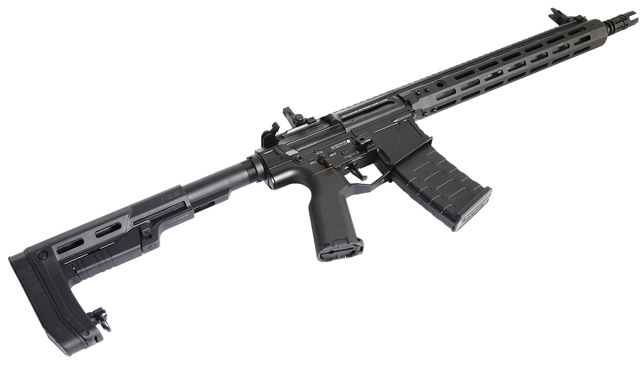 APS Phantom Extremis Rifle MK8 eSilver Edge SDU-MosFet 2.0 Vollmetall S-AEG 6mm BB schwarz Bild 5