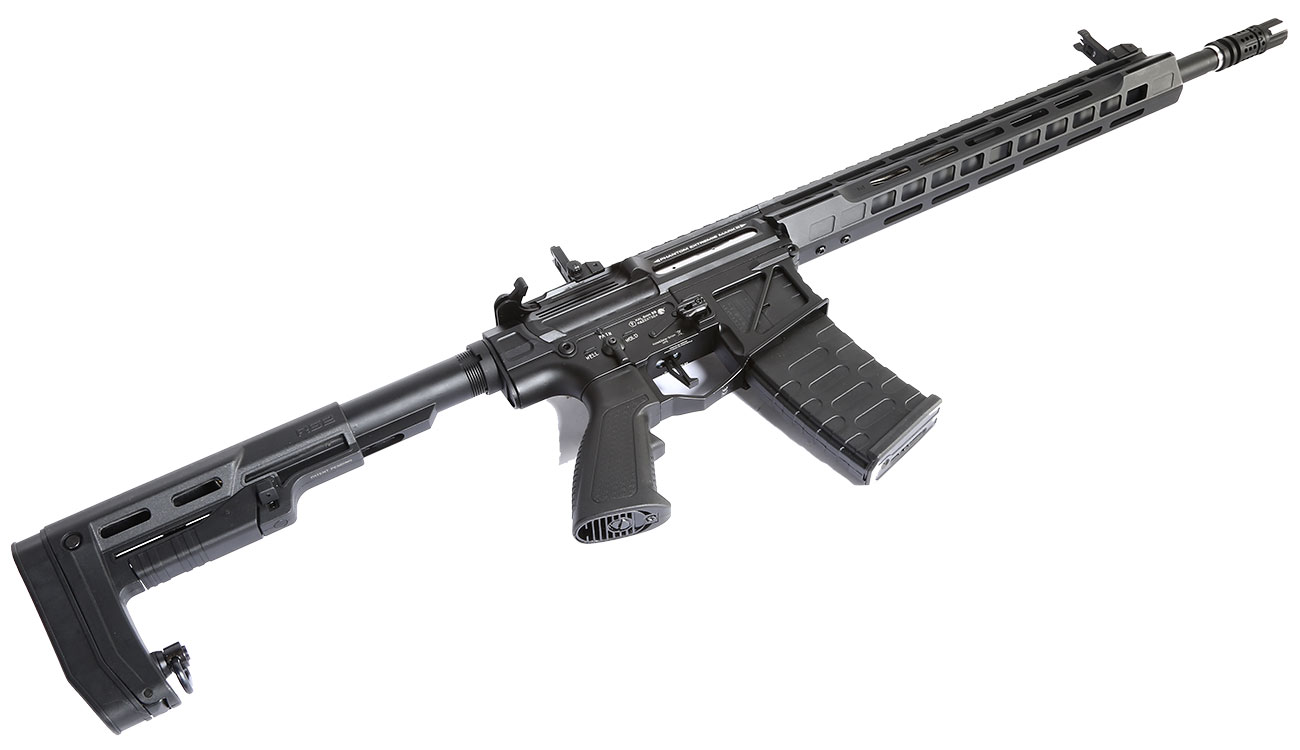 Versandrcklufer APS Phantom Extremis Rifle MK3 eSilver Edge SDU-MosFet Vollmetall S-AEG 6mm BB schwarz Bild 5
