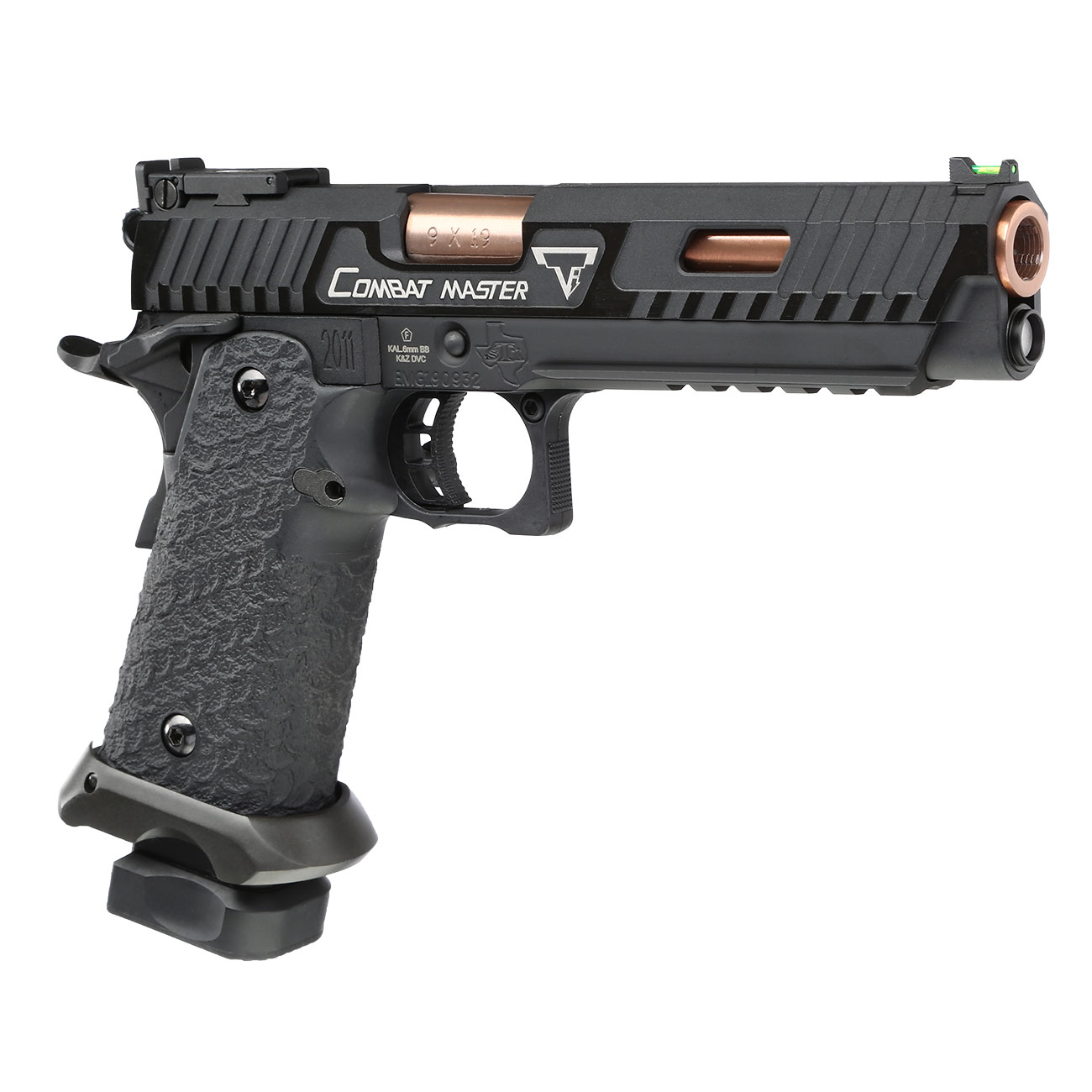 EMG / STI International TTI Combat Master 2011 JW3 Vollmetall GBB 6mm BB schwarz Bild 7