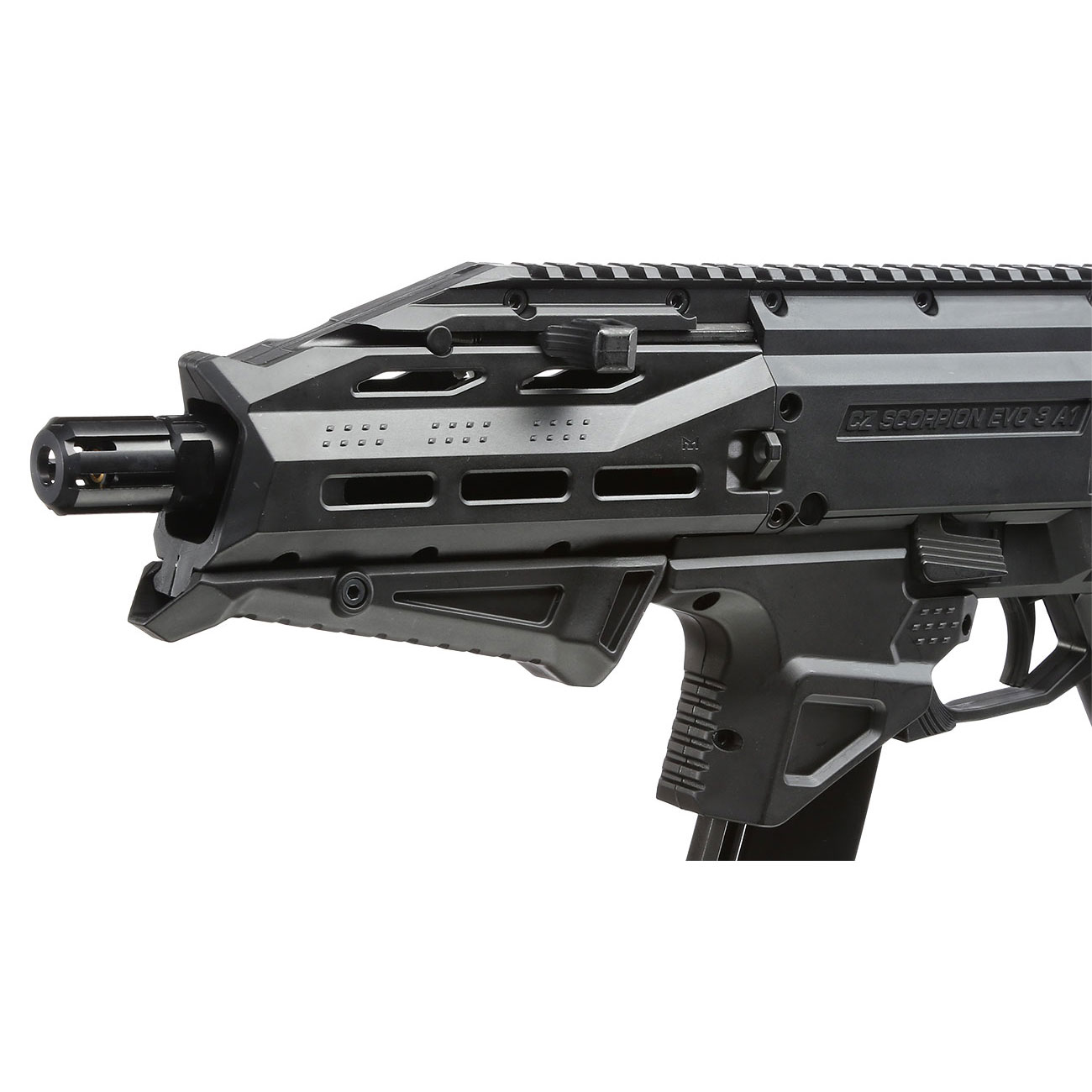 ASG ATEK M-LOK Polymer Handguard vorne f. ASG CZ Scorpion EVO 3 - A1 schwarz Bild 10