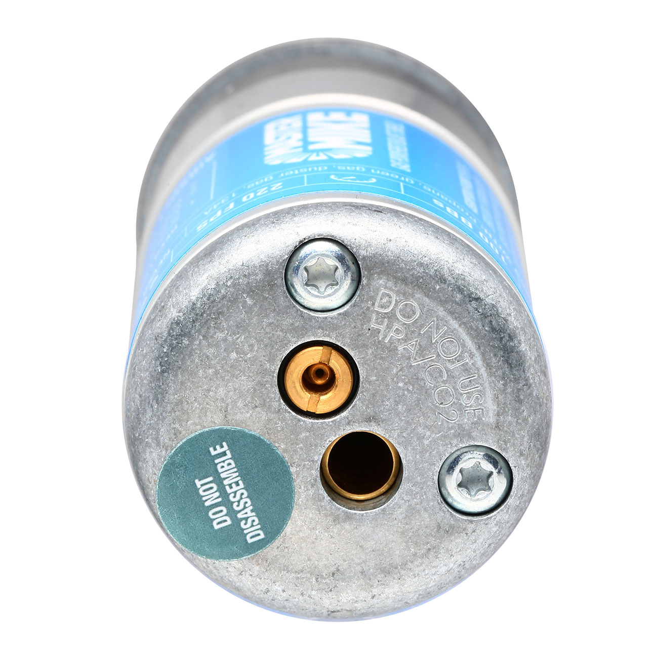 Airsoft Innovations Master Mike 40mm Vollmetall Hlse / Einlegepatrone f. 150 6mm BBs blau / silber Bild 1
