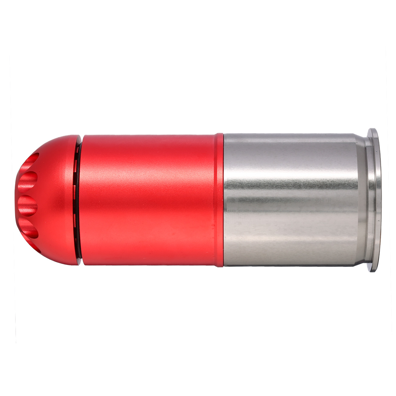 Nuprol 40mm Vollmetall Hülse / Einlegepatrone f. 120 6mm BBs rot Bild 1