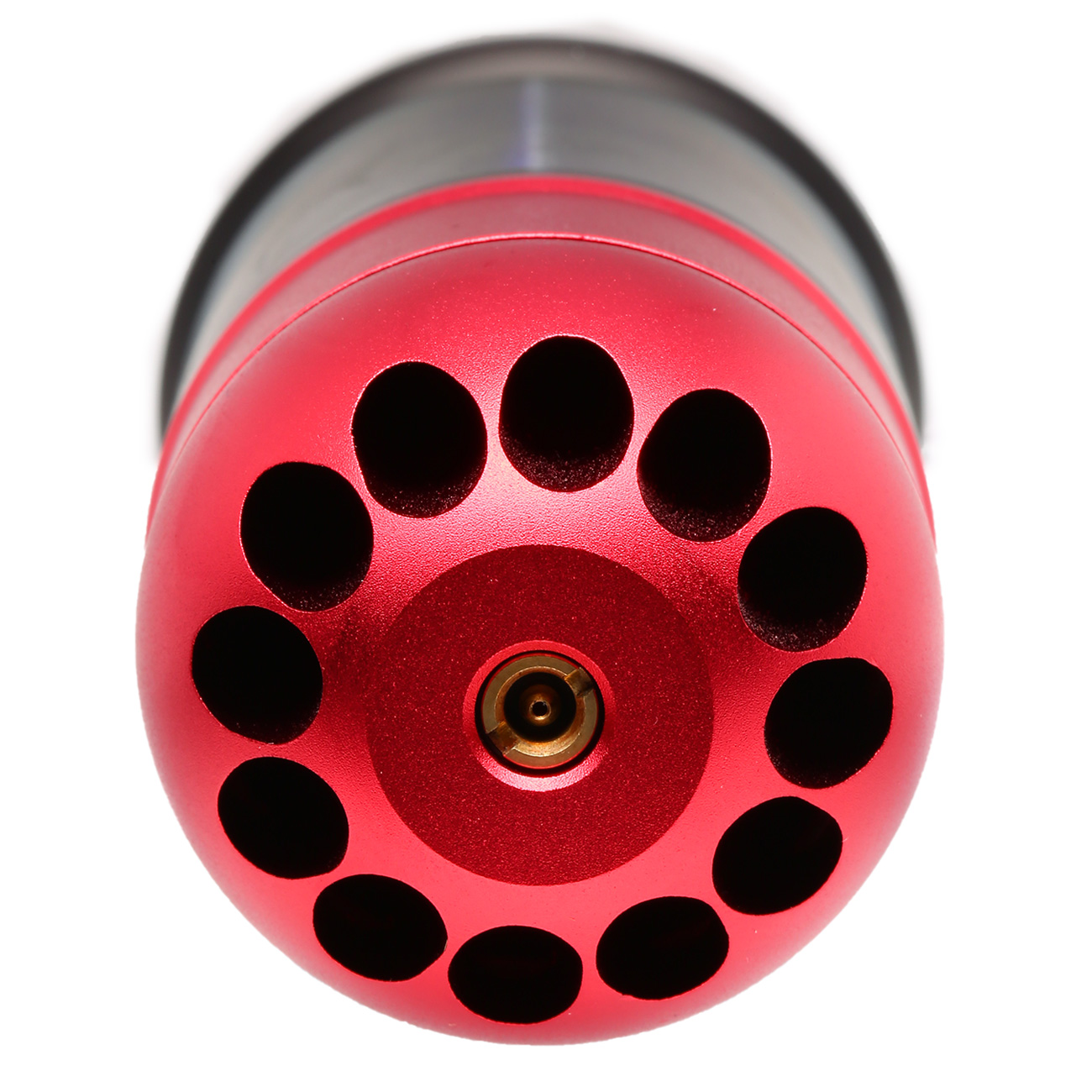 Nuprol 40mm Vollmetall Hülse / Einlegepatrone f. 72 6mm BBs rot Bild 3