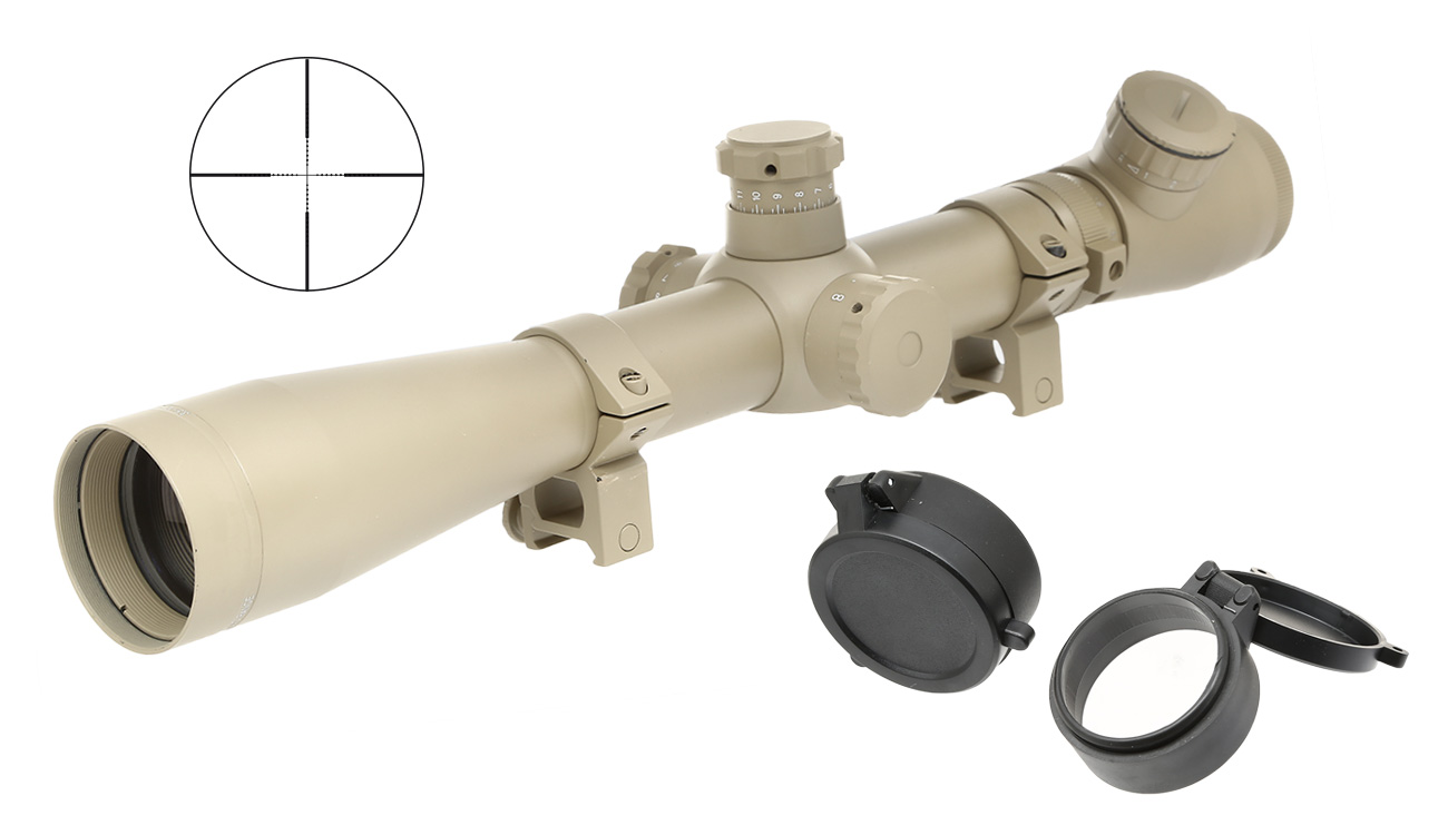 Aim-O 3.5-10x40 E-SF Scope beleuchted tan AO 5305-DE