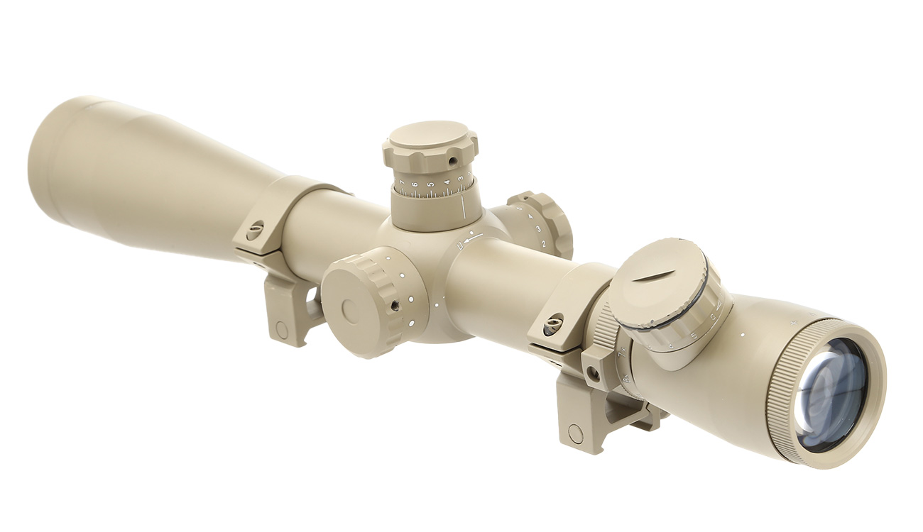 Aim-O 3.5-10x40 E-SF Scope beleuchted tan AO 5305-DE Bild 1