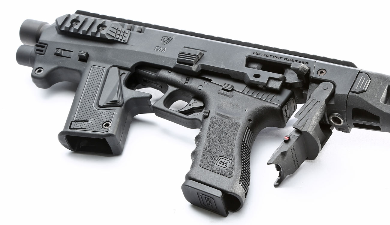 CAA Airsoft Division Micro RONI Conversion Kit f. TM / KSC / VFC / WE G17 / G18C / G22 / G31 schwarz Bild 1