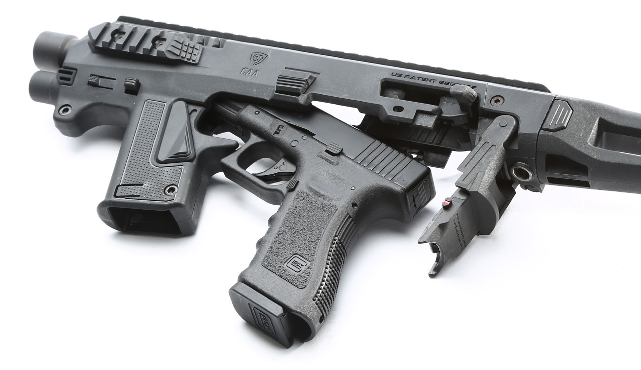CAA Airsoft Division Micro RONI Conversion Kit f. TM / KSC / VFC / WE G17 / G18C / G22 / G31 schwarz Bild 1