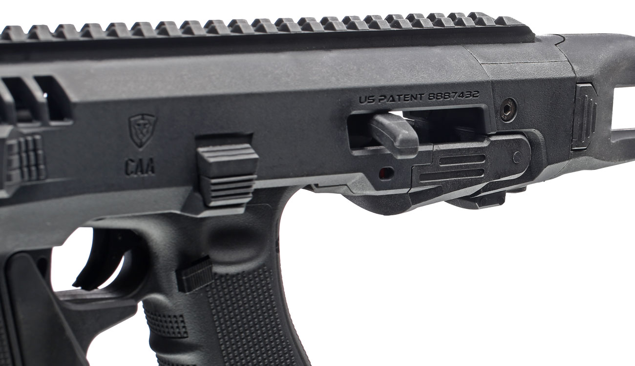 CAA Airsoft Division Micro RONI Conversion Kit f. TM / KSC / VFC / WE G17 / G18C / G22 / G31 schwarz Bild 1