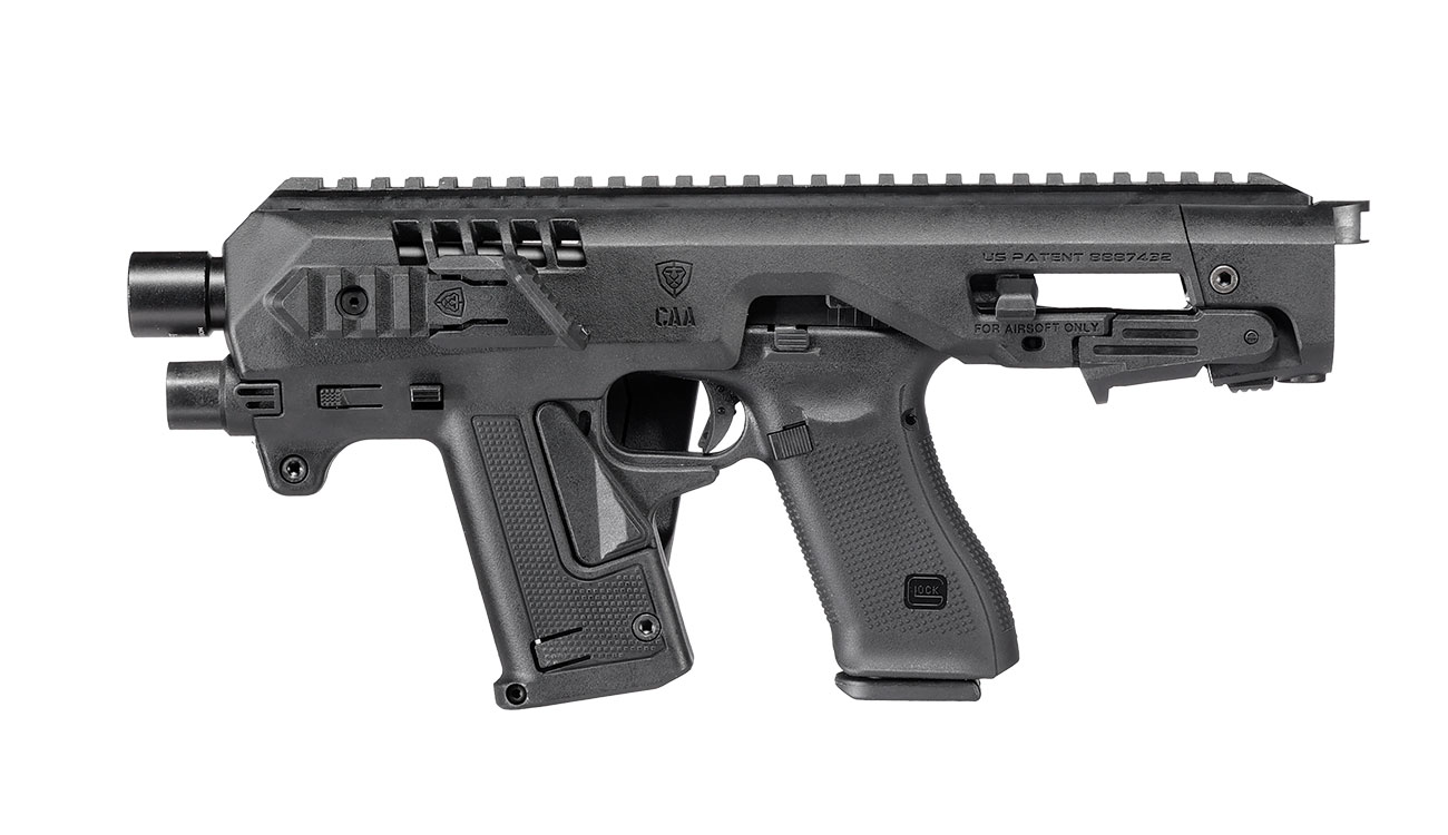 CAA Airsoft Division Micro RONI Conversion Kit f. TM / KSC / VFC / WE G17 / G18C / G22 / G31 schwarz Bild 2