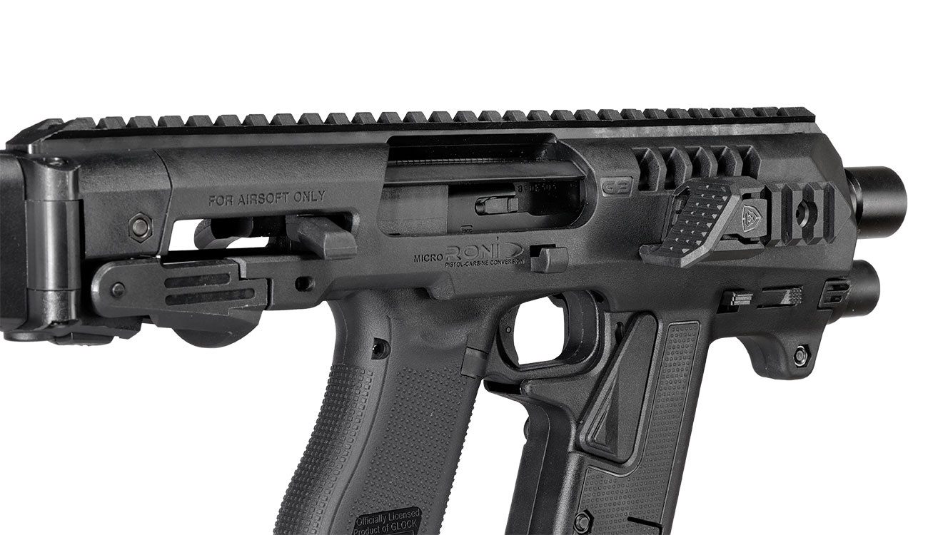 CAA Airsoft Division Micro RONI Conversion Kit f. TM / KSC / VFC / WE G17 / G18C / G22 / G31 schwarz Bild 8