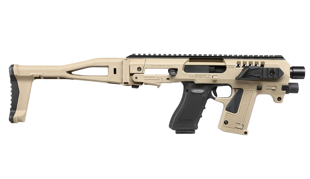 CAA Airsoft Division Micro RONI Conversion Kit f. TM / KSC / VFC / WE G17 / G18C / G22 / G31 Dark Earth Bild 1