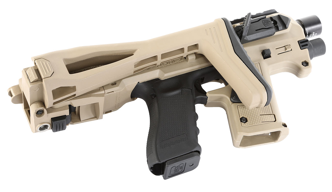 CAA Airsoft Division Micro RONI Conversion Kit f. TM / KSC / VFC / WE G17 / G18C / G22 / G31 Dark Earth Bild 1