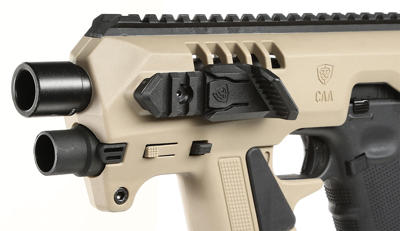 CAA Airsoft Division Micro RONI Conversion Kit f. TM / KSC / VFC / WE G17 / G18C / G22 / G31 Dark Earth Bild 1