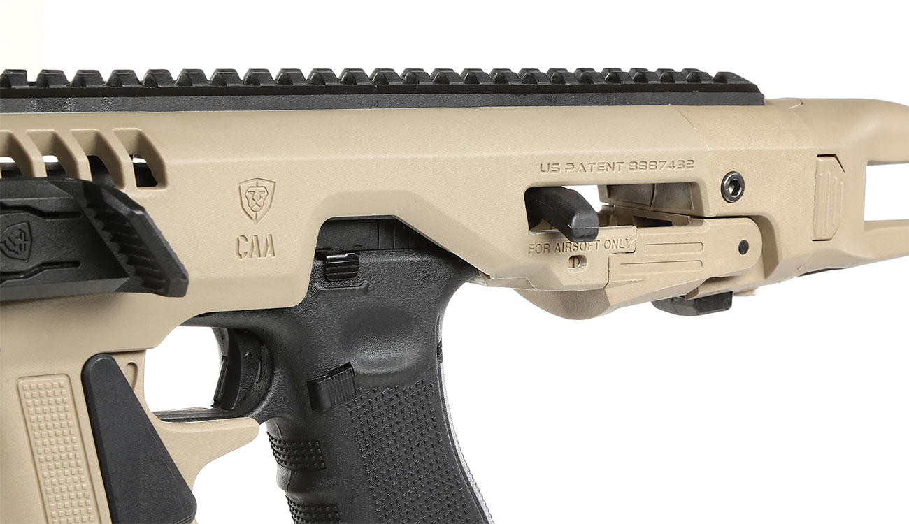 CAA Airsoft Division Micro RONI Conversion Kit f. TM / KSC / VFC / WE G17 / G18C / G22 / G31 Dark Earth Bild 1