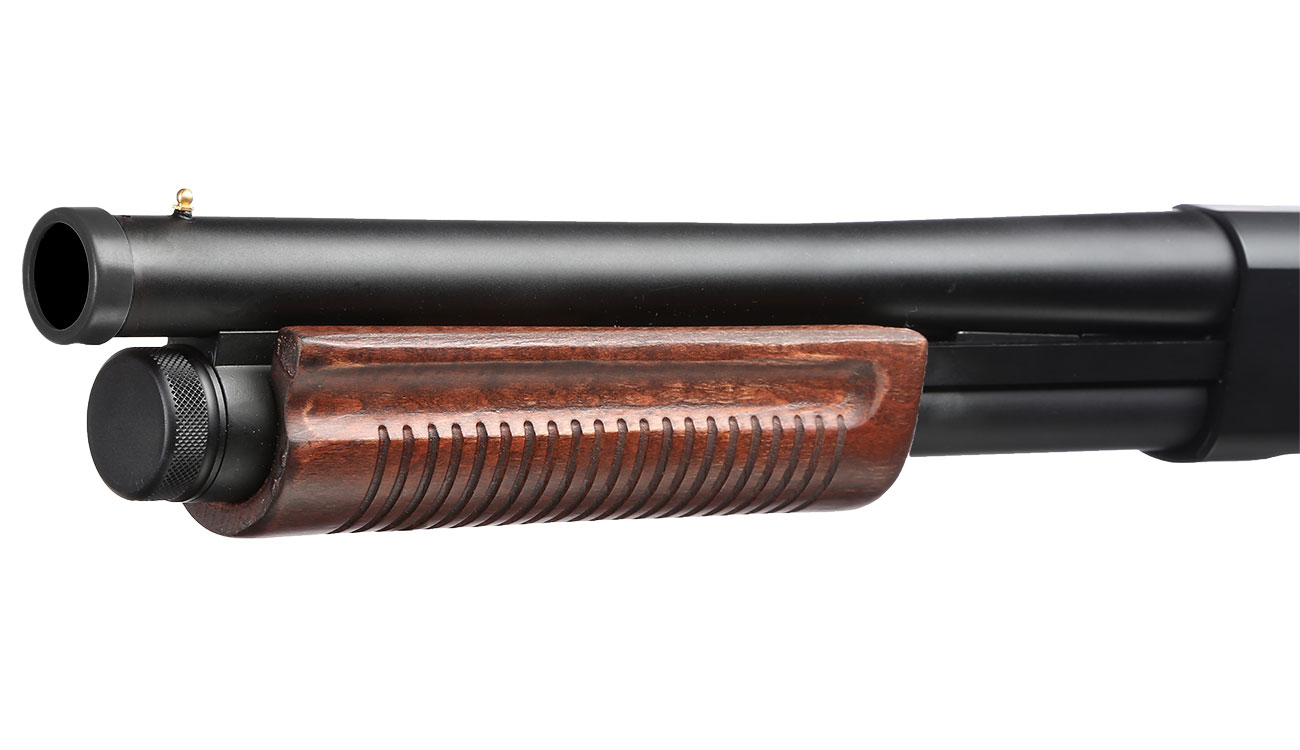 Jag Arms Scattergun Sawed-Off Vollmetall Pump Action Gas Shotgun 6mm BB Echtholz-Version Bild 6