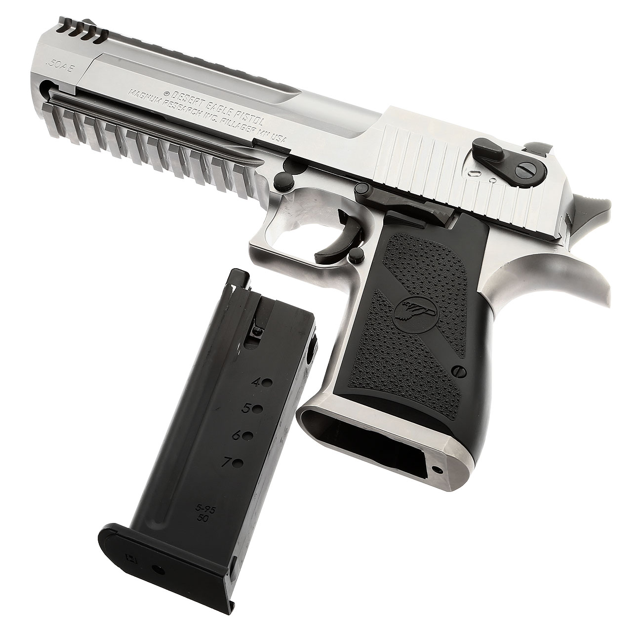 Wei-ETech Desert Eagle L6 .50AE Vollmetall GBB 6mm BB silber Bild 6