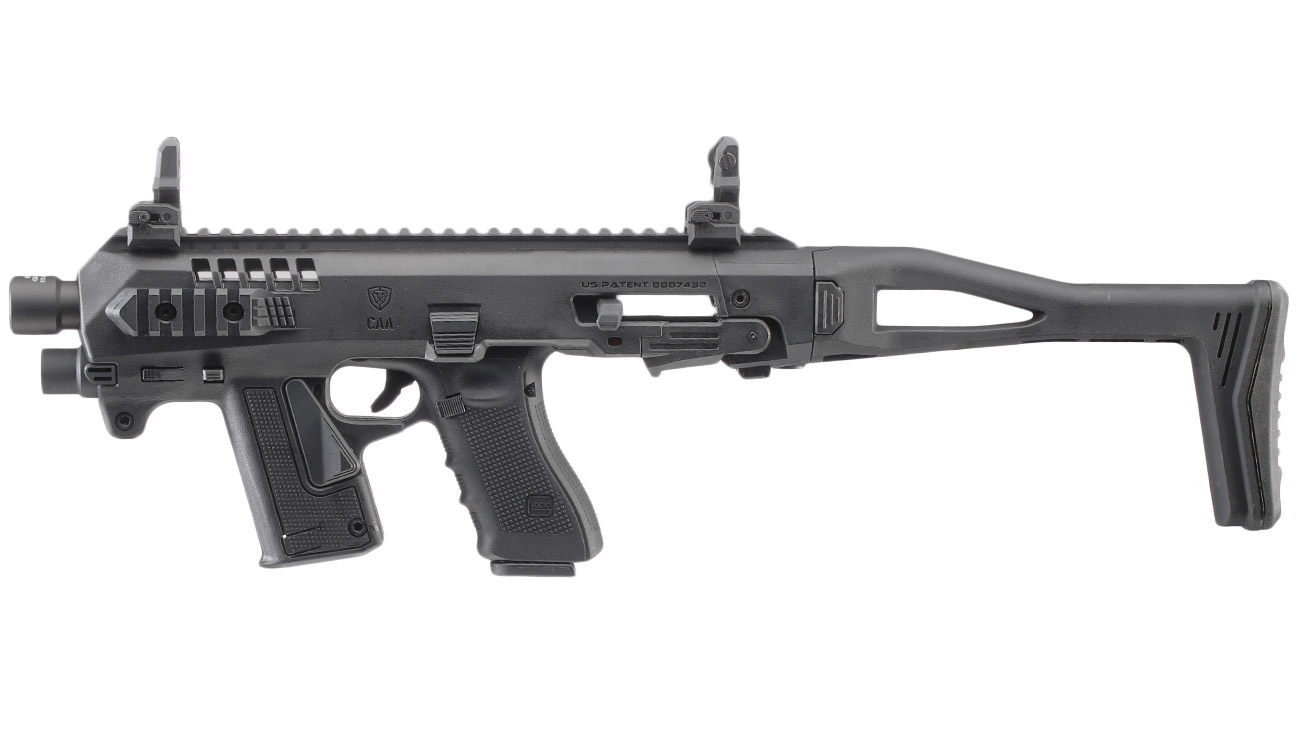 CAA Airsoft Division Micro RONI Conversion Kit f. TM / KSC / VFC / WE G17 / G18C / G22 / G31 schwarz - Advanced Bild 1