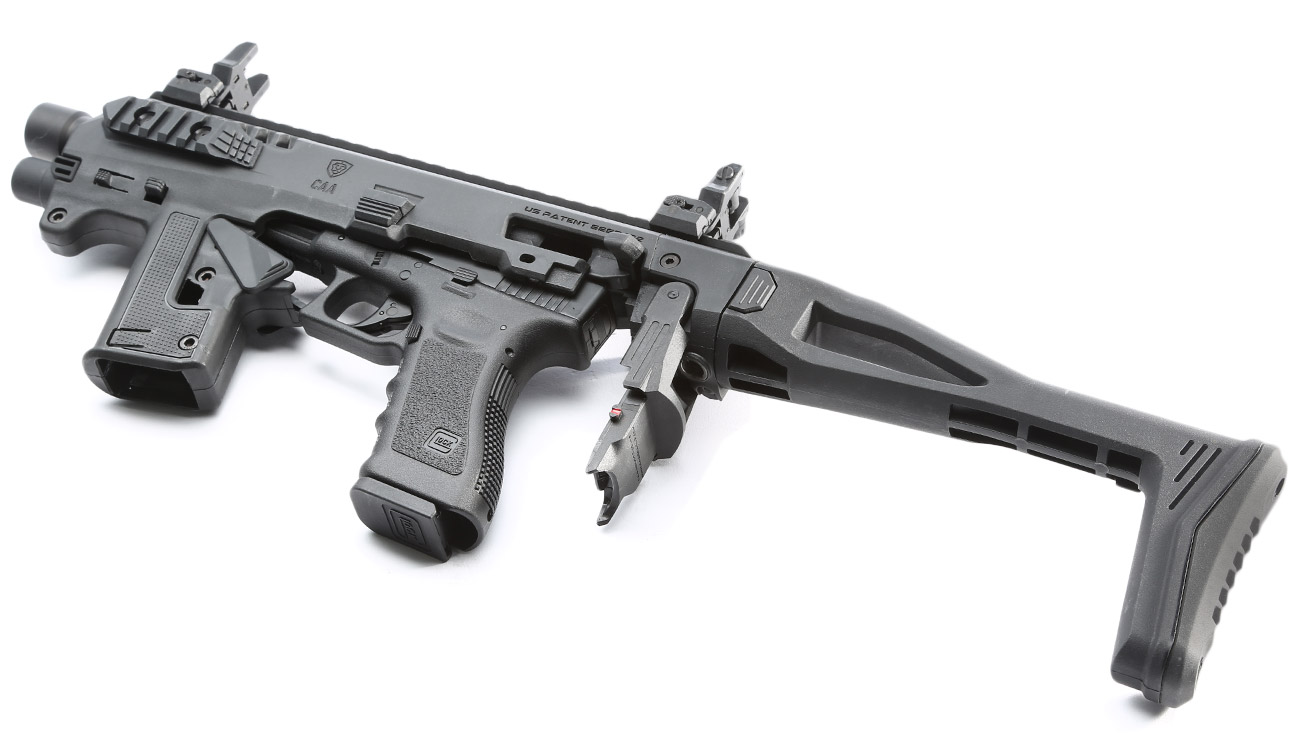 CAA Airsoft Division Micro RONI Conversion Kit f. TM / KSC / VFC / WE G17 / G18C / G22 / G31 schwarz - Advanced Bild 9