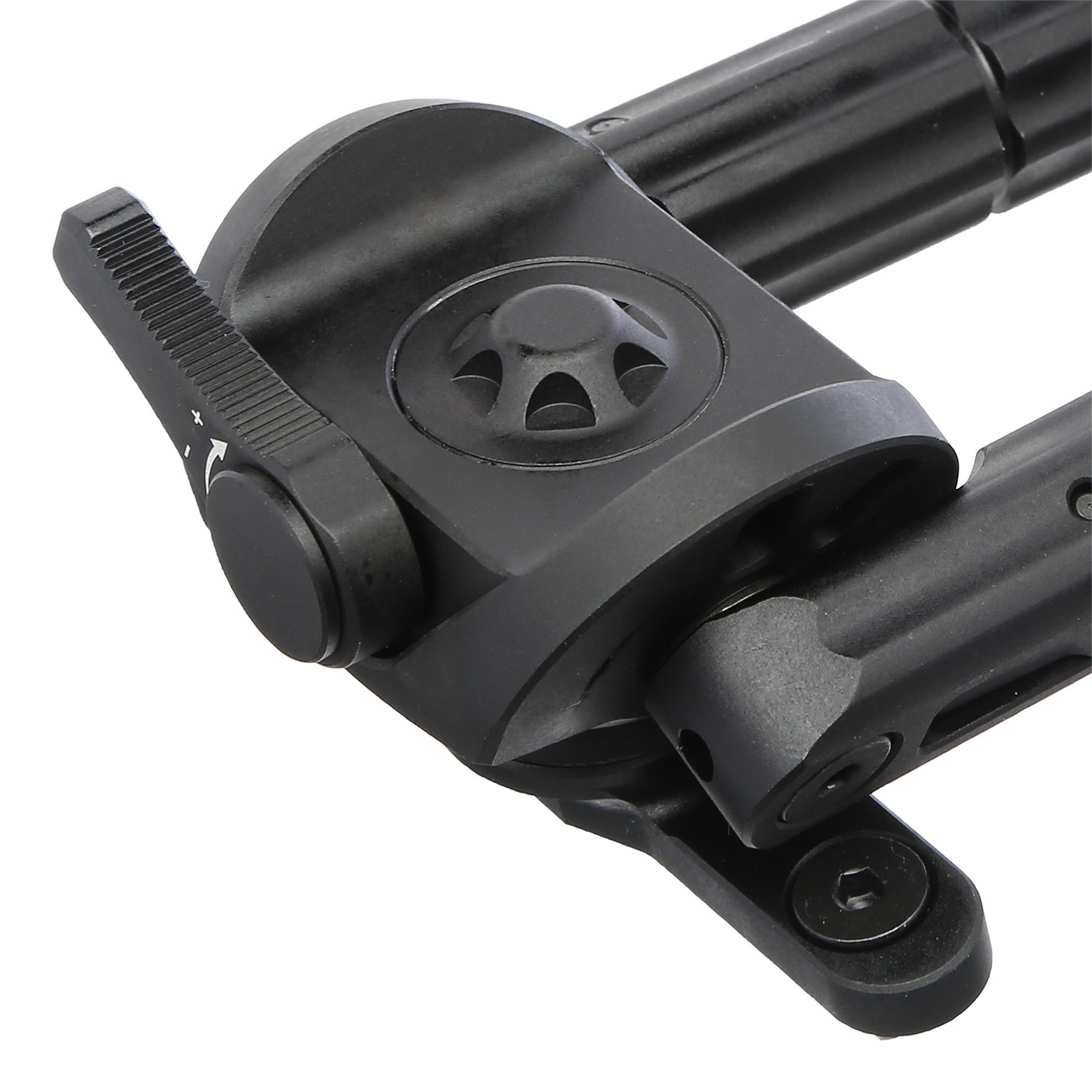 UTG M-LOK Heavy Duty Recon 360 Grad Metall Zweibein - Gummife 133 - 172 mm schwarz Bild 4