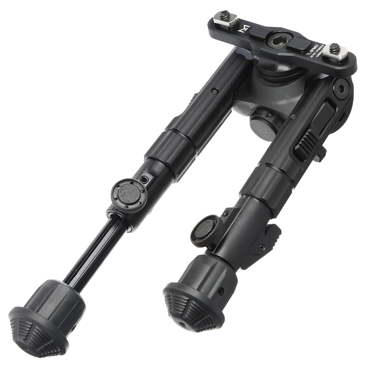 UTG M-LOK Heavy Duty Recon 360 Grad Metall Zweibein - Gummife 133 - 172 mm schwarz Bild 5