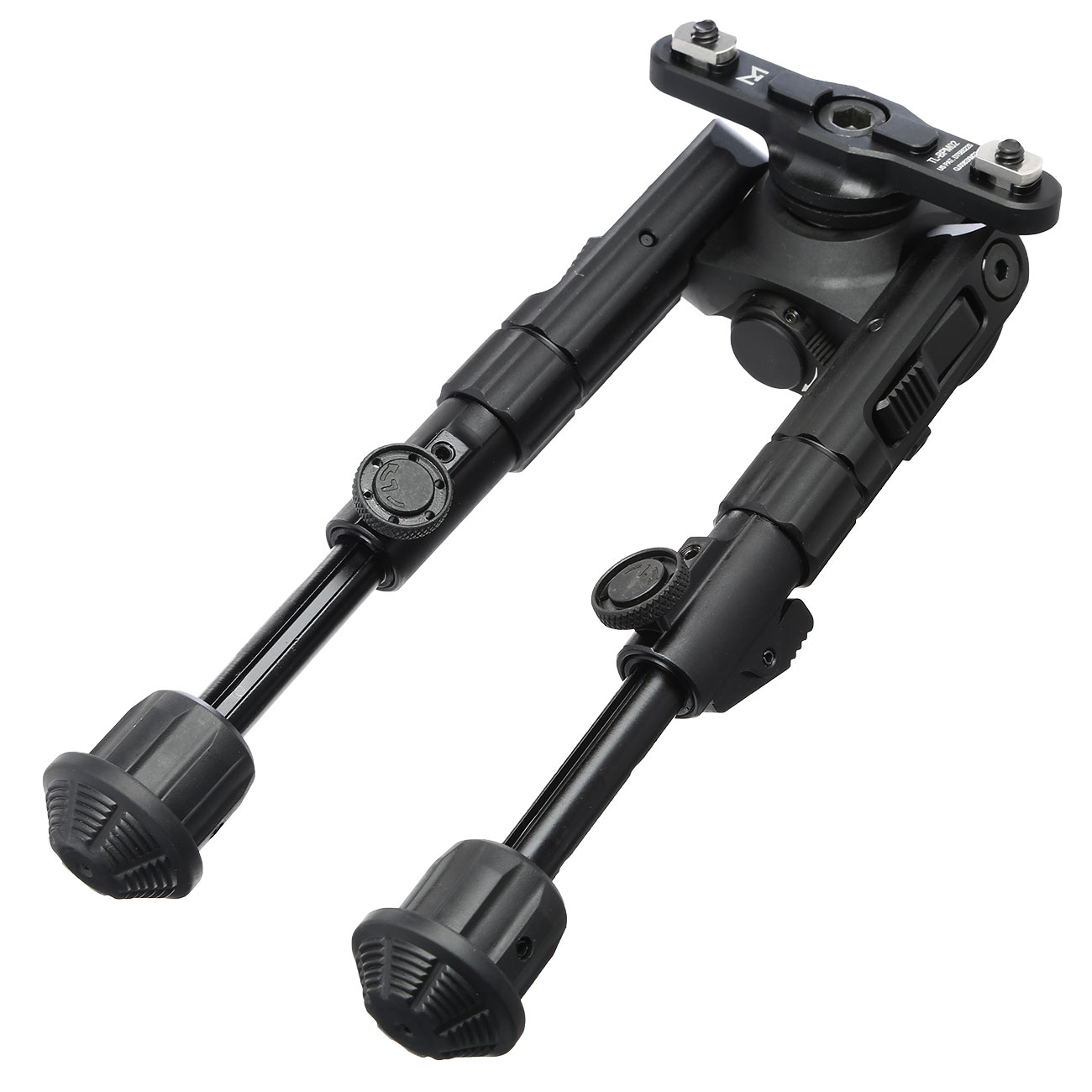 UTG M-LOK Heavy Duty Recon 360 Grad Metall Zweibein - Gummife 133 - 172 mm schwarz Bild 6